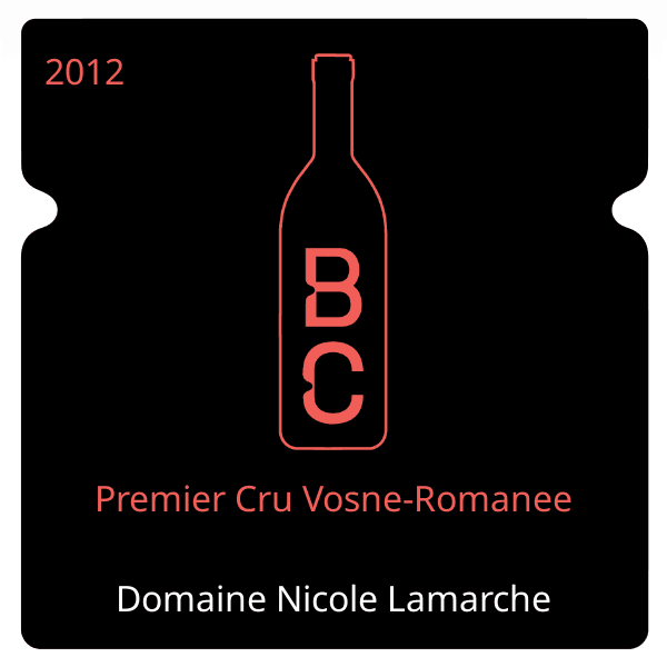 Nicole Lamarche Premier Cru Vosne-Romanee 2012