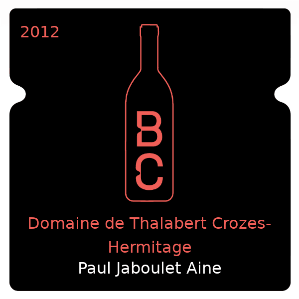 Paul Jaboulet Aine Domaine de Thalabert Crozes-Hermitage 2012