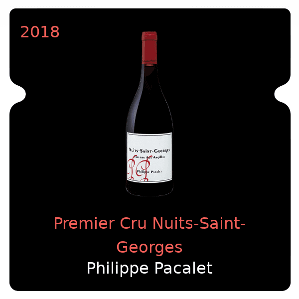 Philippe Pacalet Premier Cru Nuits-Saint-Georges 2018