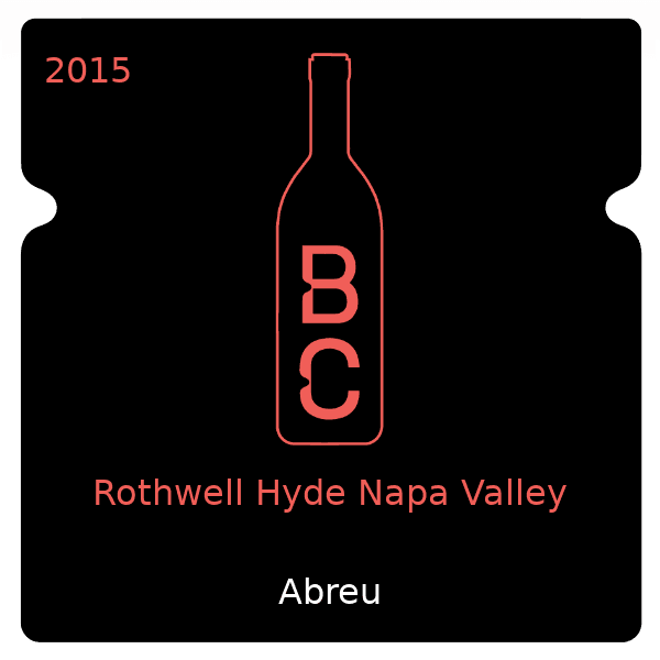 Abreu Rothwell Hyde Napa Valley 2015
