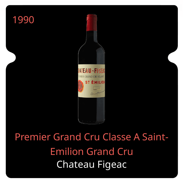 Figeac Premier Grand Cru Classe A Saint-Emilion Grand Cru 1990