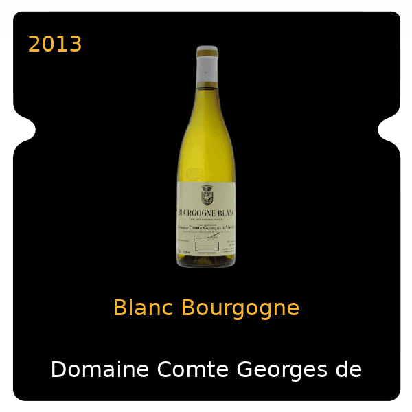 Comte Georges de Vogue Blanc Bourgogne 2013
