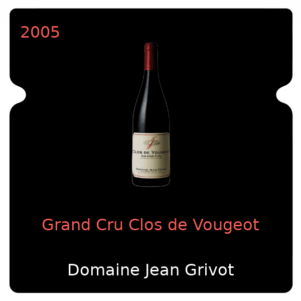 Jean Grivot Grand Cru Clos de Vougeot 2005
