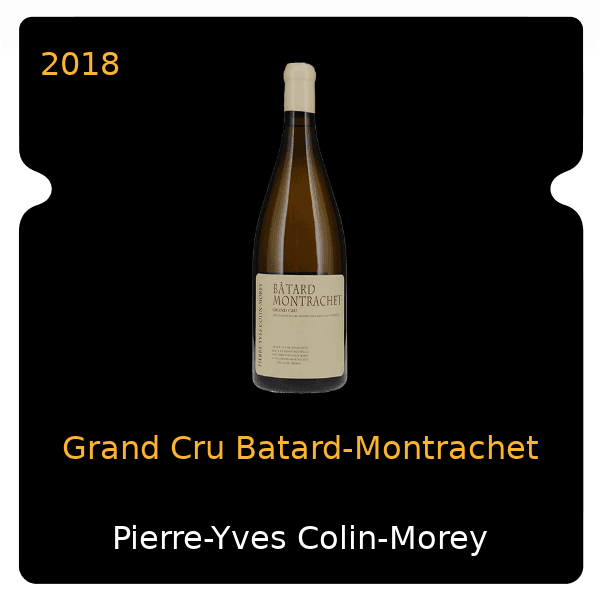 Pierre-Yves Colin-Morey Grand Cru Batard-Montrachet 2018