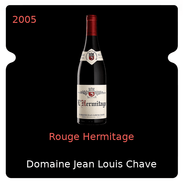 Jean-Louis Chave Rouge Hermitage 2005
