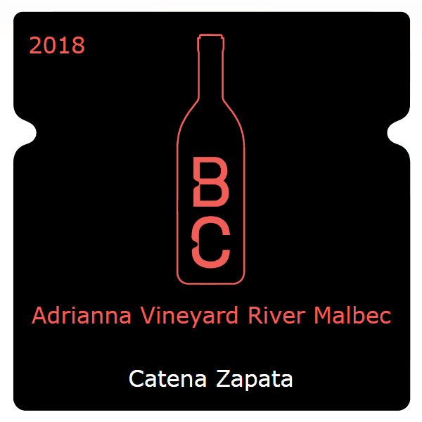 Zapata Adrianna Vineyard River Malbec 2018