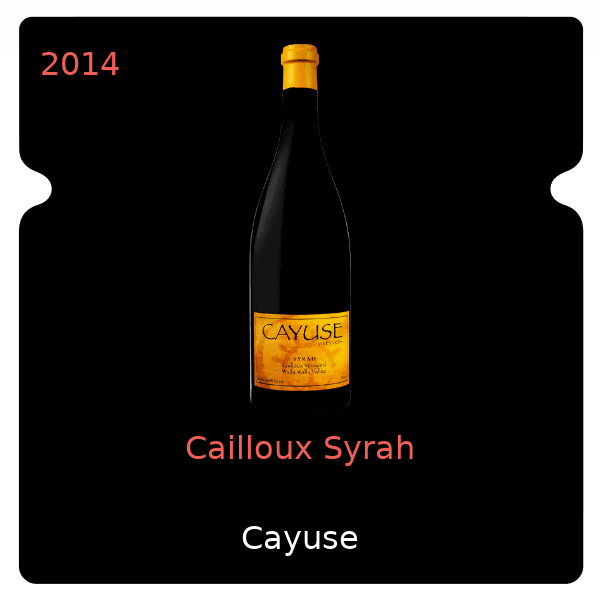 Cayuse Cailloux Syrah 2014