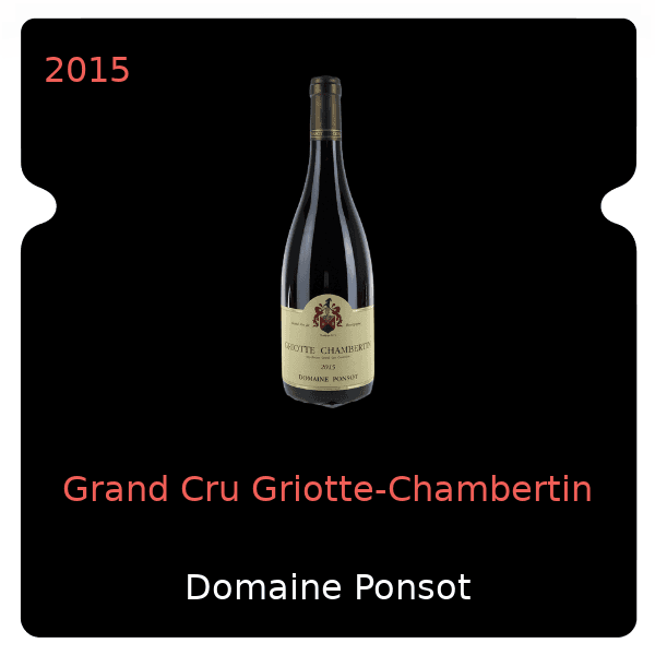 Ponsot Grand Cru Griotte-Chambertin 2015