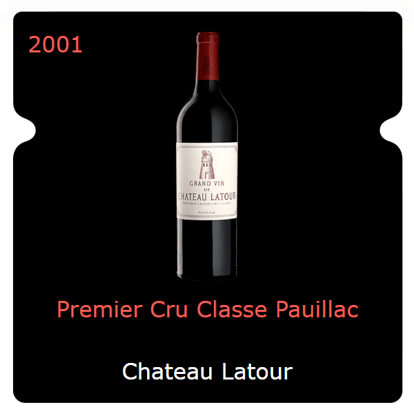 Latour Premier Cru Classe Pauillac 2001