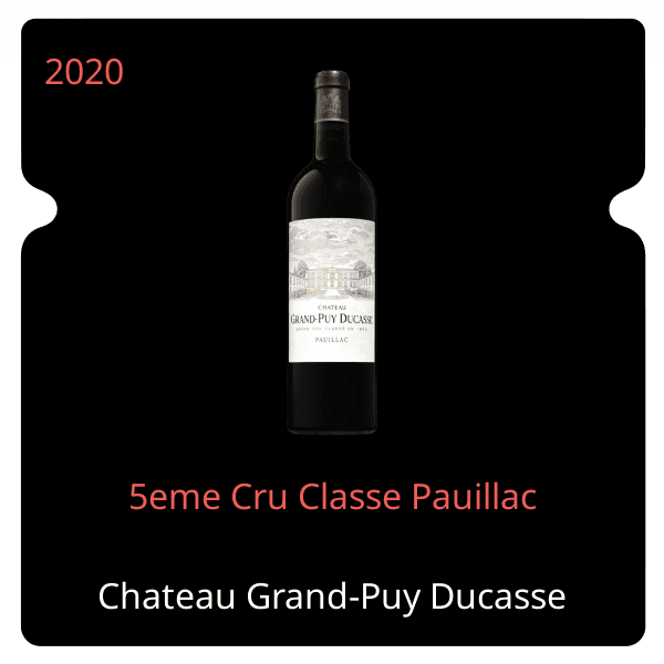 Grand-Puy Ducasse 5eme Cru Classe Pauillac 2020