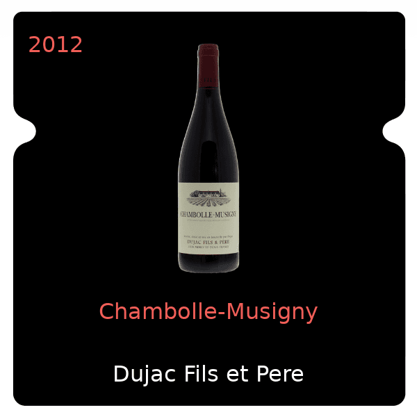 Dujac Fils et Pere Chambolle-Musigny 2012