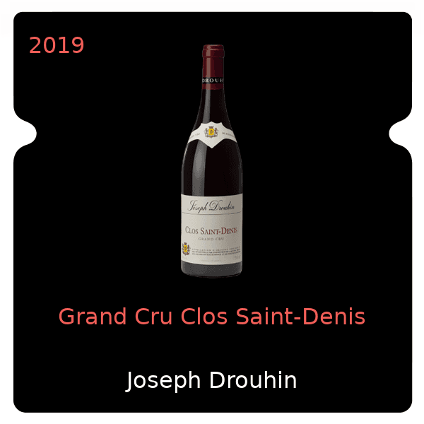 Joseph Drouhin Grand Cru Clos Saint-Denis 2019