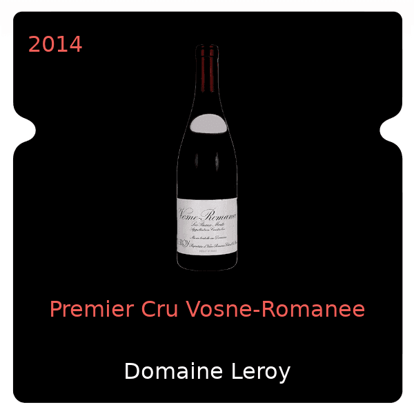 Leroy Premier Cru Vosne-Romanee 2014