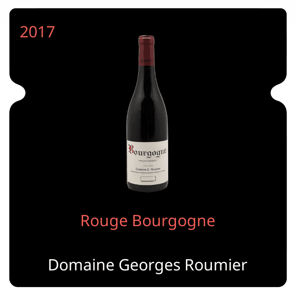 Georges Roumier Rouge Bourgogne 2017