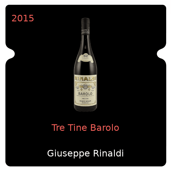 Giuseppe Rinaldi Tre Tine Barolo 2015