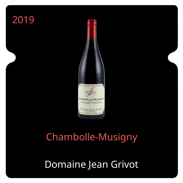 Jean Grivot Chambolle-Musigny 2019