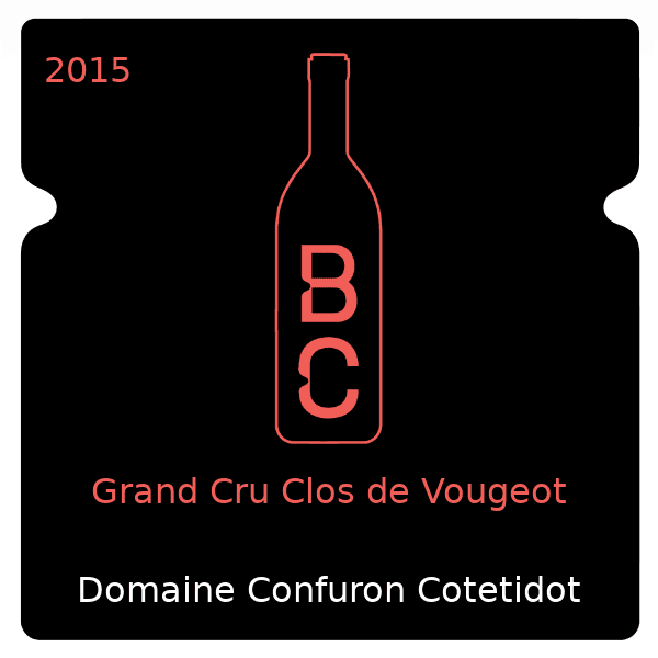 Confuron Cotetidot Grand Cru Clos de Vougeot 2015