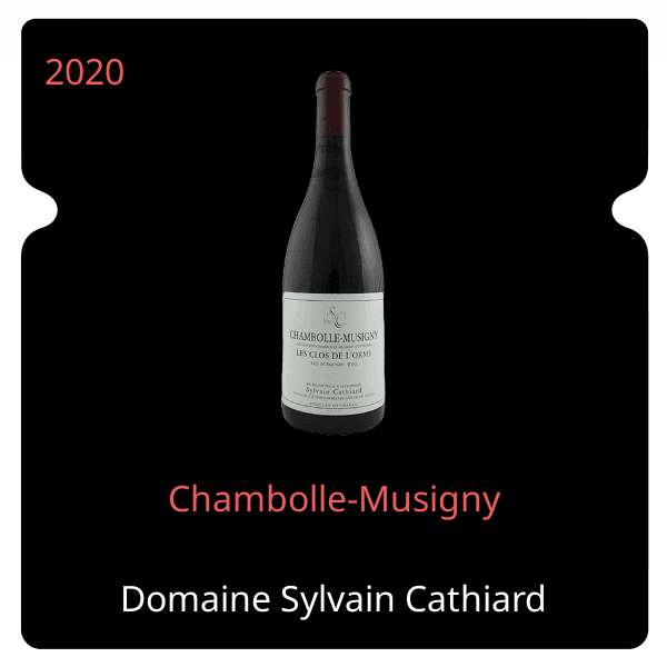 Sylvain Cathiard Chambolle-Musigny 2020