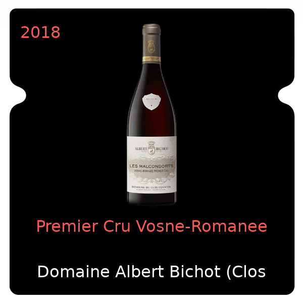 Albert Bichot (Clos Frantin) Premier Cru Vosne-Romanee 2018