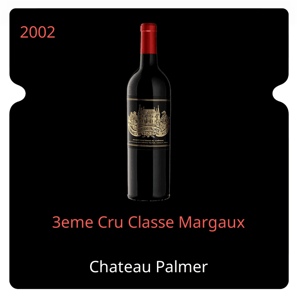 Palmer 3eme Cru Classe Margaux 2002