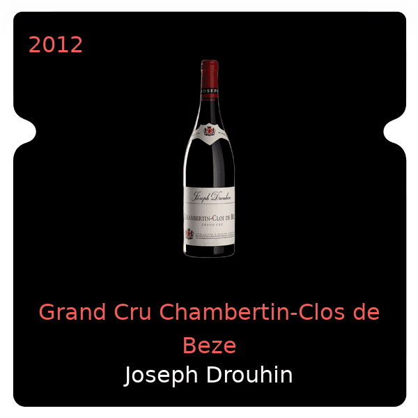 Joseph Drouhin Grand Cru Chambertin-Clos de Beze 2012