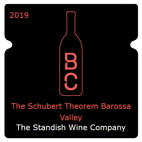 Standish Wine Company The Schubert Theorem Barossa Valley 2019