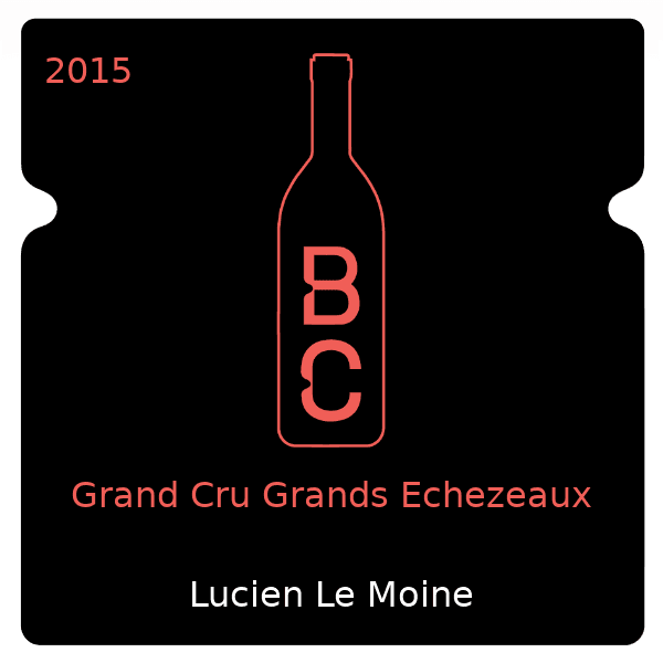 Lucien Le Moine Grand Cru Grands Echezeaux 2015