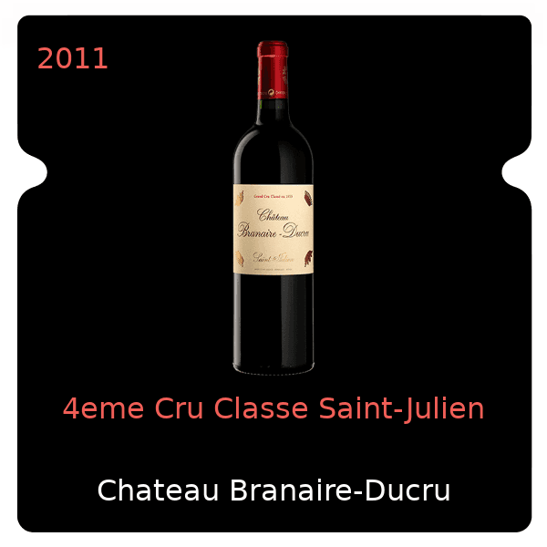 Branaire-Ducru 4eme Cru Classe Saint-Julien 2011