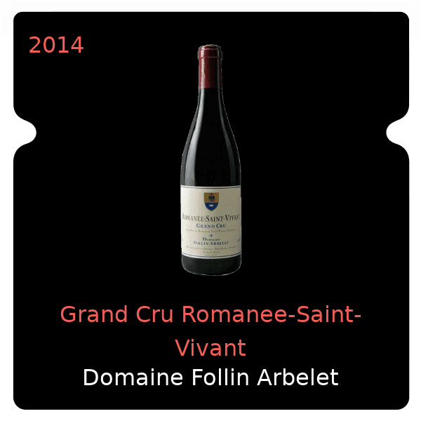 Follin Arbelet Grand Cru Romanee-Saint-Vivant 2014