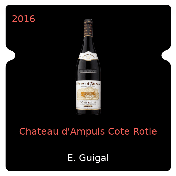 E. Guigal Chateau d'Ampuis Cote Rotie 2016