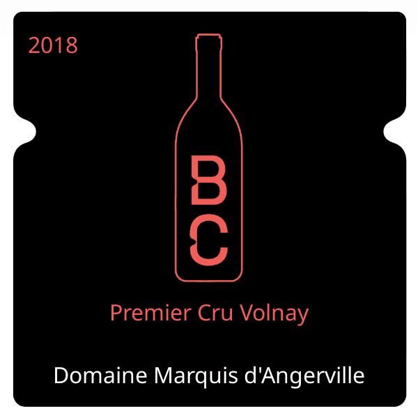 Marquis d'Angerville Premier Cru Volnay 2018