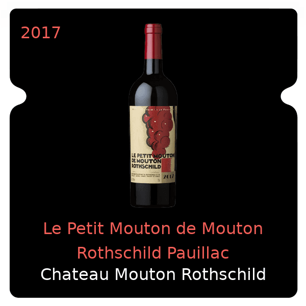 Mouton Rothschild Le Petit Mouton de Mouton Rothschild Pauillac 2017
