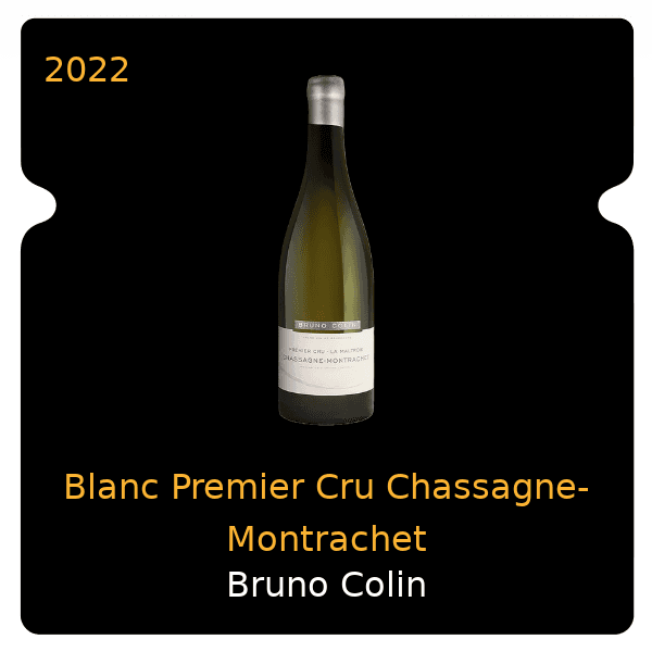 Bruno Colin Blanc Premier Cru Chassagne-Montrachet 2022