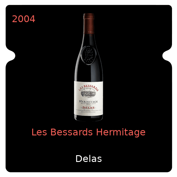 Delas Les Bessards Hermitage 2004