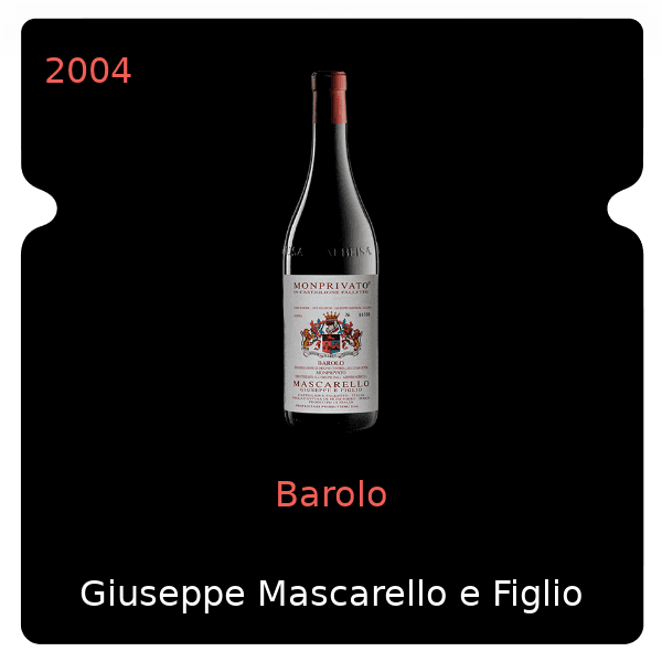 Giuseppe Mascarello e Figlio Barolo 2004