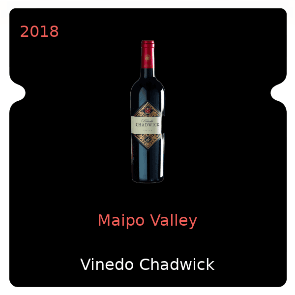 Vinedo Chadwick Maipo Valley 2018