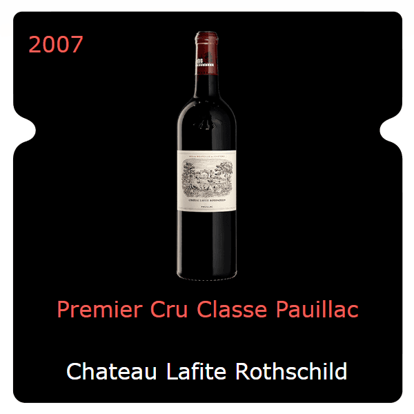 Lafite Rothschild Premier Cru Classe Pauillac 2007