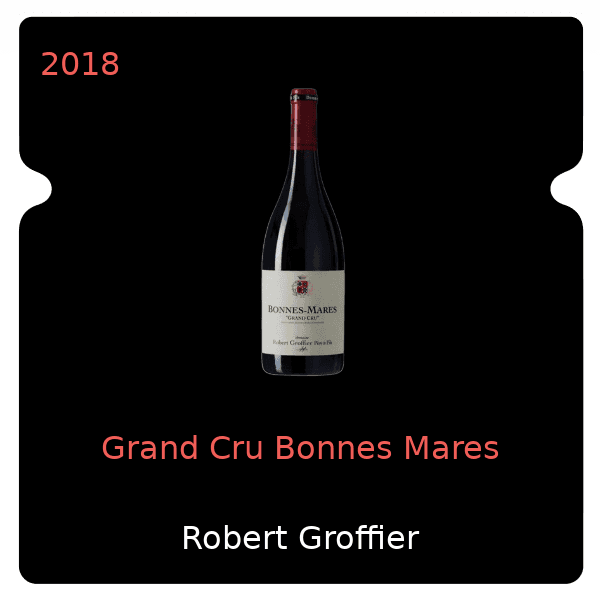 Robert Groffier Grand Cru Bonnes Mares 2018