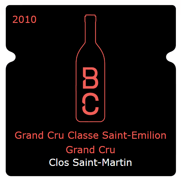 Saint Cosme Grand Cru Classe Saint-Emilion Grand Cru 2010