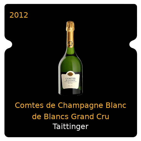Taittinger Comtes de Champagne Blanc de Blancs Grand Cru 2012