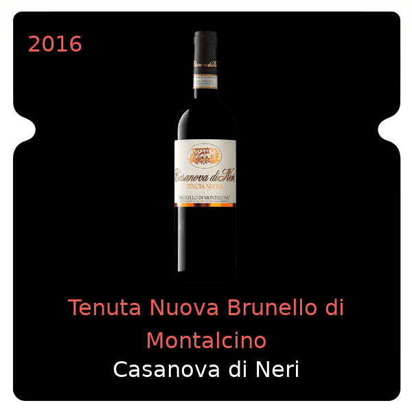 Casanova di Neri Tenuta Nuova Brunello di Montalcino 2016