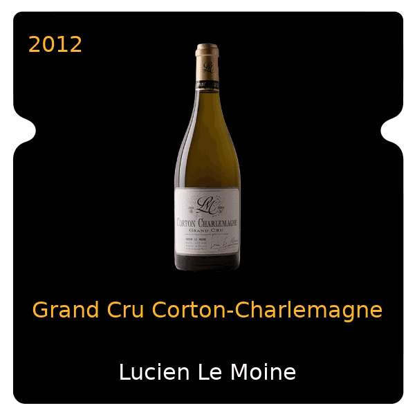 Lucien Le Moine Grand Cru Corton-Charlemagne 2012