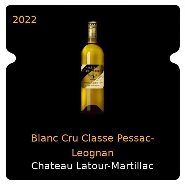 Latour-Martillac Blanc Cru Classe Pessac-Leognan 2022