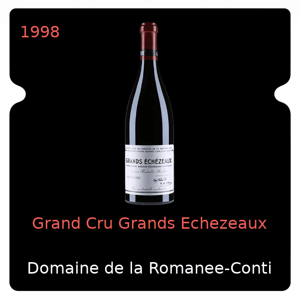 Romanee-Conti Grand Cru Grands Echezeaux 1998