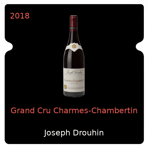 Joseph Drouhin Grand Cru Charmes-Chambertin 2018