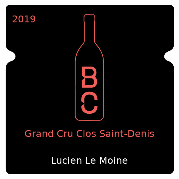 Lucien Le Moine Grand Cru Clos Saint-Denis 2019