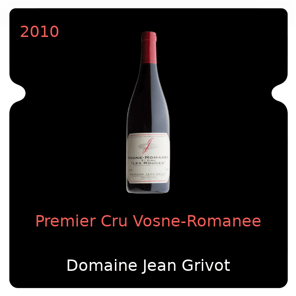 Jean Grivot Premier Cru Vosne-Romanee 2010