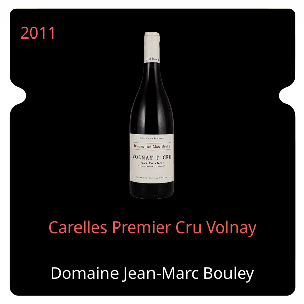 Jean-Marc Bouley Carelles Premier Cru Volnay 2011