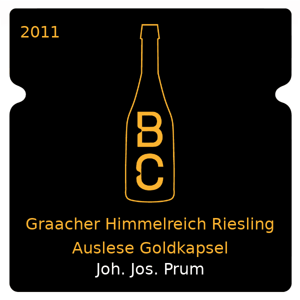 Joh. Jos. Prum Graacher Himmelreich Riesling Auslese Goldkapsel 2011