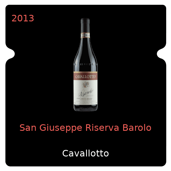 Cavallotto San Giuseppe Riserva Barolo 2013